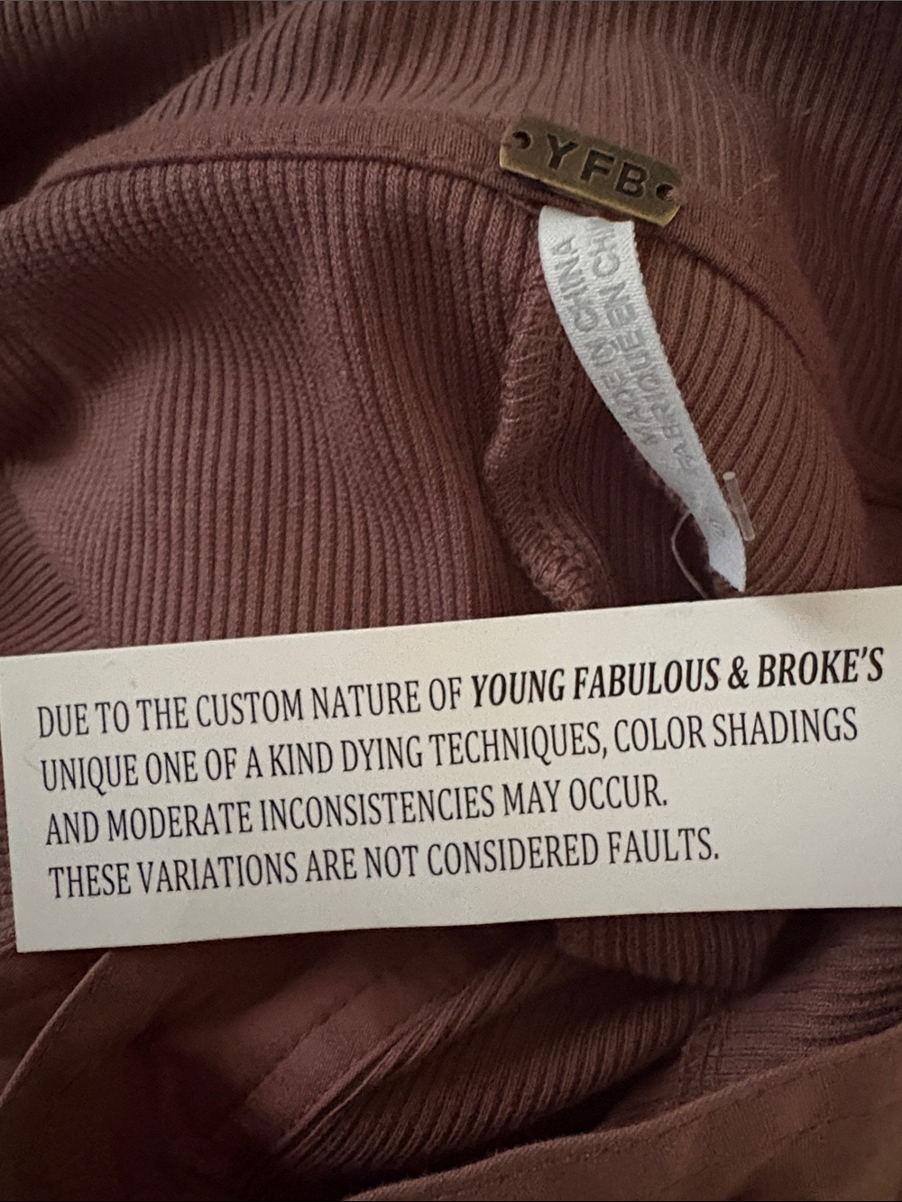 Young Fabulous & Broke Long Sleeve Polo Ribbed  Dress - Picture 5 of 7